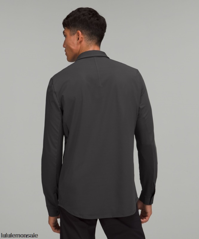 Lululemon Verkauf DELULU619 | Lululemon Deutschland Graphitgrau Luxtreme Langarmshirt Nur Online